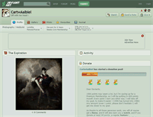 Tablet Screenshot of cartwaalbiel.deviantart.com