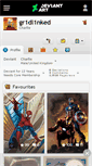 Mobile Screenshot of gr1dl1nked.deviantart.com