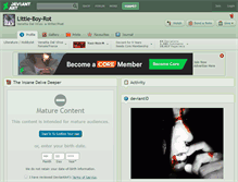 Tablet Screenshot of little-boy-rot.deviantart.com