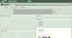 Desktop Screenshot of equalsplz.deviantart.com