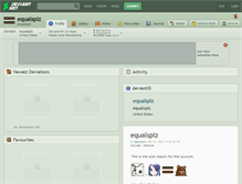 Tablet Screenshot of equalsplz.deviantart.com