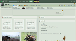 Desktop Screenshot of loveezio.deviantart.com