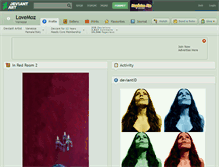 Tablet Screenshot of lovemoz.deviantart.com