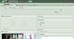 Desktop Screenshot of mauvette.deviantart.com
