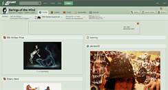 Desktop Screenshot of baringa-of-the-wind.deviantart.com