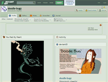 Tablet Screenshot of doodle-bugz.deviantart.com