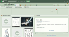 Desktop Screenshot of inferioritycomplex.deviantart.com