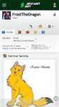 Mobile Screenshot of frostthedragon.deviantart.com