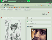 Tablet Screenshot of inspirized.deviantart.com