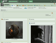 Tablet Screenshot of meezami.deviantart.com
