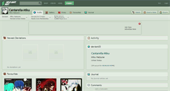 Desktop Screenshot of cantarella-miku.deviantart.com