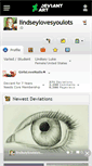 Mobile Screenshot of lindseylovesyoulots.deviantart.com