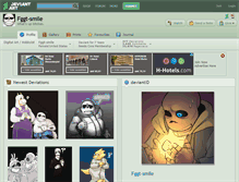 Tablet Screenshot of fggt-smile.deviantart.com