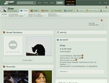 Tablet Screenshot of eiree.deviantart.com