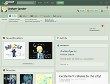 Tablet Screenshot of graham-specter.deviantart.com