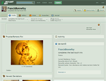 Tablet Screenshot of francisbonnefoy.deviantart.com