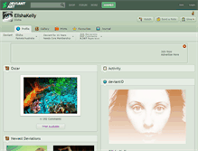 Tablet Screenshot of elishakelly.deviantart.com