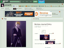 Tablet Screenshot of animan95.deviantart.com