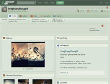 Tablet Screenshot of imaginarythought.deviantart.com