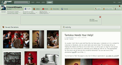 Desktop Screenshot of crescentdreams.deviantart.com