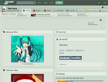 Tablet Screenshot of nerrena.deviantart.com