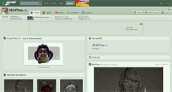 Desktop Screenshot of heartless--x.deviantart.com