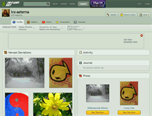 Tablet Screenshot of lvx-aeterna.deviantart.com
