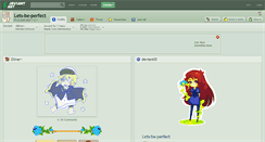 Desktop Screenshot of lets-be-perfect.deviantart.com