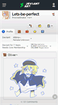 Mobile Screenshot of lets-be-perfect.deviantart.com