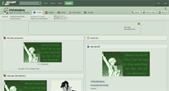 Desktop Screenshot of irishaledora.deviantart.com