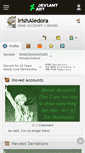 Mobile Screenshot of irishaledora.deviantart.com