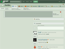 Tablet Screenshot of mueldex.deviantart.com