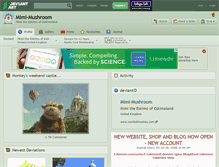Tablet Screenshot of mimi-mushroom.deviantart.com
