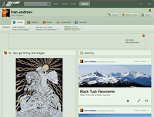 Tablet Screenshot of ivan-andreev.deviantart.com