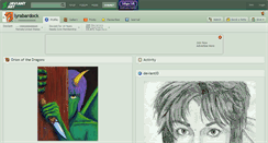 Desktop Screenshot of lyrabardock.deviantart.com