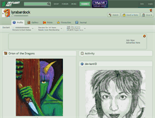 Tablet Screenshot of lyrabardock.deviantart.com