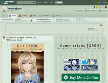 Tablet Screenshot of noire-ighaan.deviantart.com