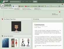Tablet Screenshot of comic-88.deviantart.com