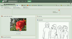 Desktop Screenshot of deviantdarkness101.deviantart.com