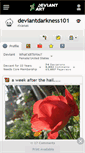 Mobile Screenshot of deviantdarkness101.deviantart.com