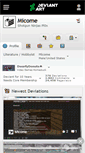 Mobile Screenshot of micome.deviantart.com