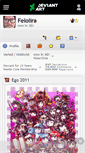 Mobile Screenshot of felolira.deviantart.com
