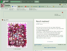 Tablet Screenshot of felolira.deviantart.com