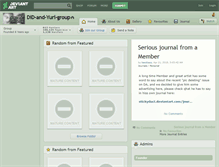 Tablet Screenshot of did-and-yuri-group.deviantart.com