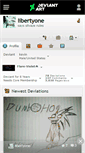Mobile Screenshot of libertyone.deviantart.com