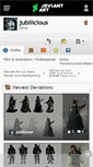 Mobile Screenshot of jubilicious.deviantart.com