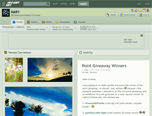 Tablet Screenshot of ha91.deviantart.com