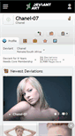 Mobile Screenshot of chanel-07.deviantart.com