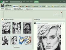 Tablet Screenshot of michimao.deviantart.com