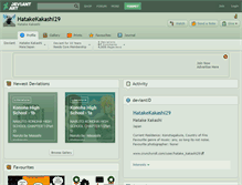Tablet Screenshot of hatakekakashi29.deviantart.com